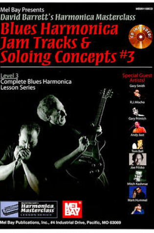 Cover of Blues Harmonica Jam Tracks & Soloing Concepts
