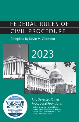 Book cover for Federal Rules of Civil Procedure and Selected Other Procedural Provisions, 2023