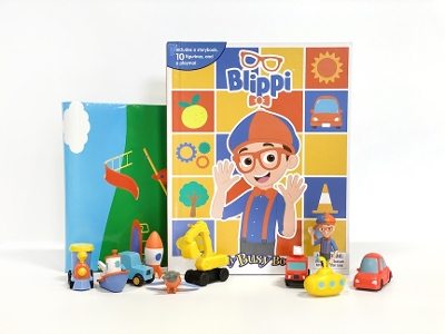 Book cover for Blippi: My Busy Books