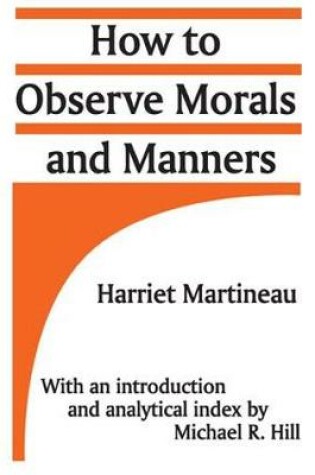 Cover of How to Observe Morals and Manners