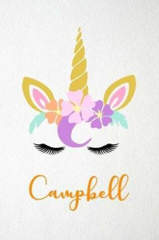 Cover of Campbell A5 Lined Notebook 110 Pages