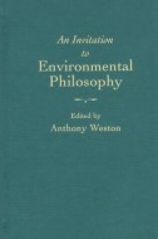 Cover of An Invitation to Environmental Philosophy