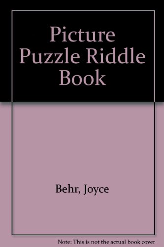 Book cover for Picture Puzzle Riddle Book