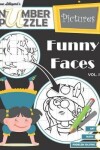 Book cover for Funny Faces Number Puzzle Pictures - Volume II