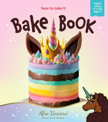 Book cover for Afro Unicorn Bake Book
