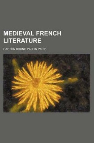 Cover of Medieval French Literature