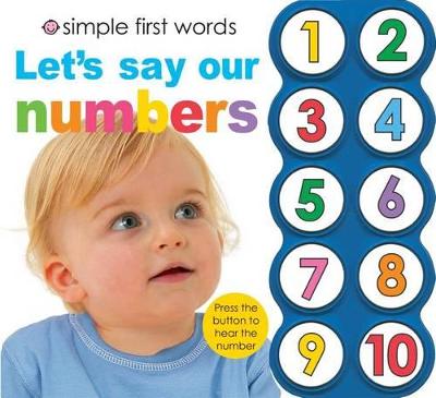 Book cover for Simple First Words Let's Say Our Numbers