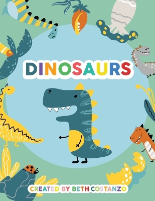 Book cover for Dinosaurs Activity Workbook for Kids 3-6