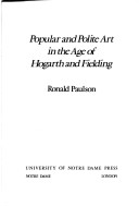 Book cover for Popular and Polite Art in the Age of Hogarth and Fielding