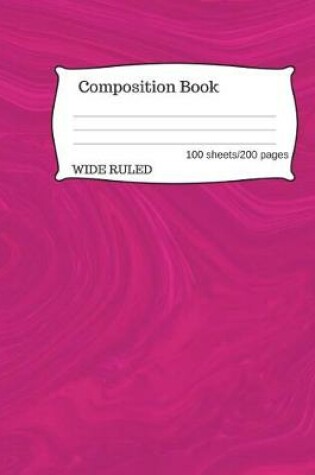 Cover of Pink Marble Composition Notebook