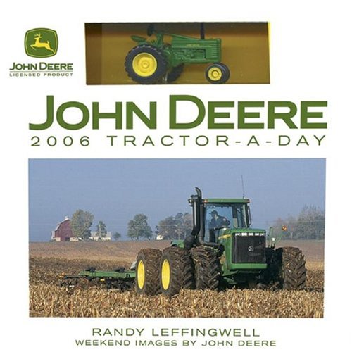 Book cover for John Deere Tractor-a-Day w/toy