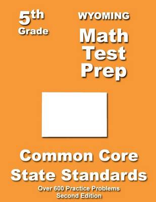 Book cover for Wyoming 5th Grade Math Test Prep