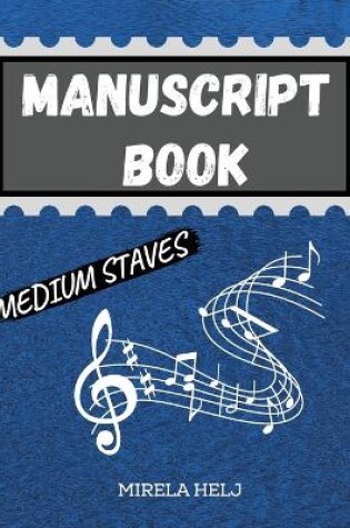 Cover of Manuscript Book Medium Staves