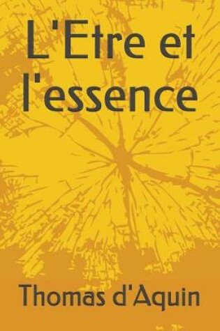 Cover of L'Etre Et l'Essence