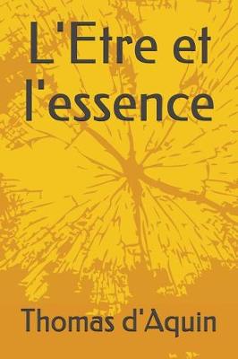 Book cover for L'Etre Et l'Essence