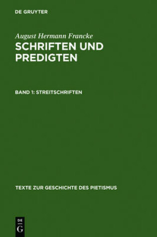 Cover of Streitschriften
