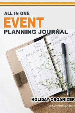 Cover of All in One Event Planning Journal - Holiday Organizer