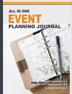 Cover of All in One Event Planning Journal - Holiday Organizer