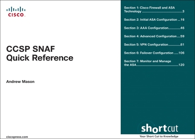 Book cover for CCSP SNAF Quick Reference