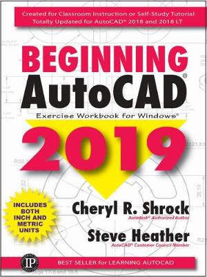 Book cover for Beginning AutoCAD 2019 Exercise Workbook