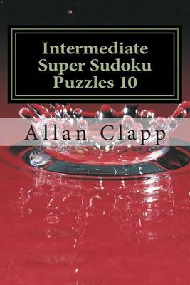 Book cover for Intermediate Super Sudoku Puzzles 10