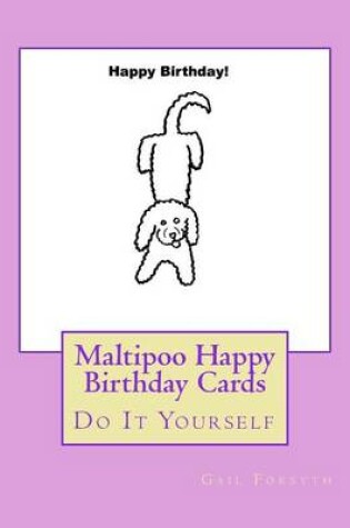 Cover of Maltipoo Happy Birthday Cards