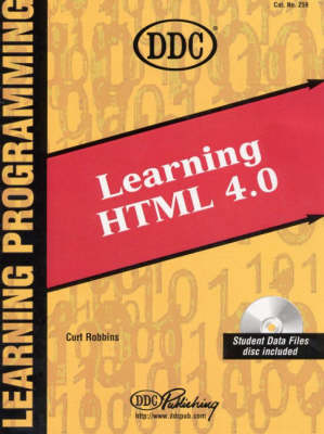 Book cover for DDC Learning HTML 4.0