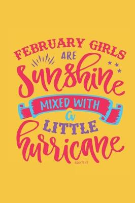 Book cover for February Girls Are Sunshine Mixed With A Little Hurricane