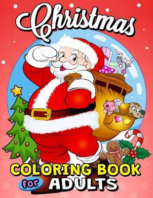 Book cover for Christmas Coloring Books for Adults