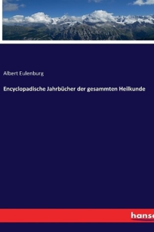 Cover of Encyclopadische Jahrbücher der gesammten Heilkunde