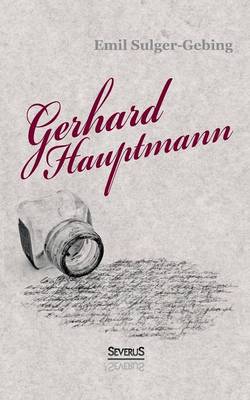 Book cover for Gerhart Hauptmann