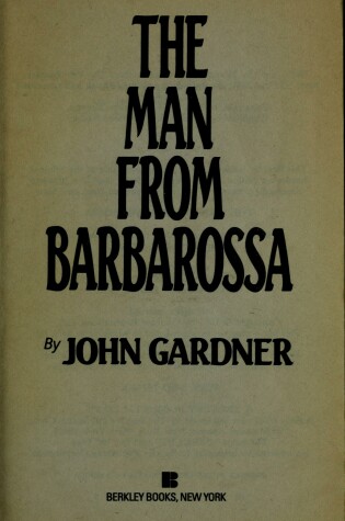 Cover of The Man from Barbarossa
