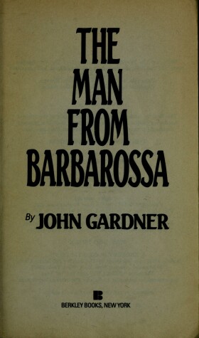 Book cover for The Man from Barbarossa