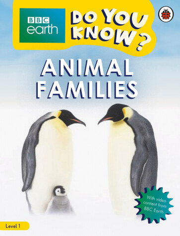 Book cover for Animal Families - BBC Do You Know...? Level 1