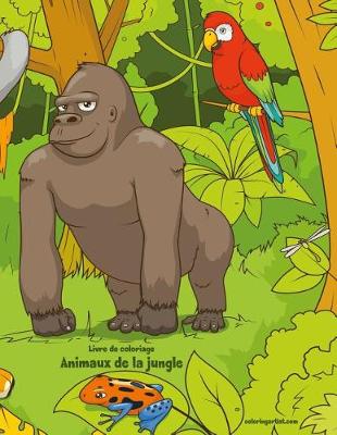 Cover of Livre de coloriage Animaux de la jungle 1