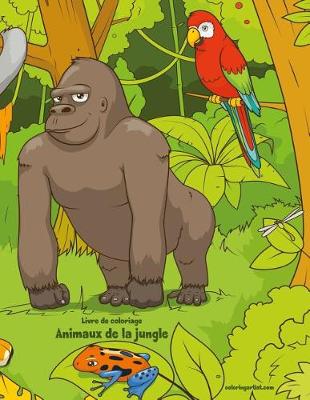 Book cover for Livre de coloriage Animaux de la jungle 1