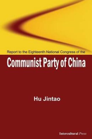 Cover of Report to the Eighteenth National Congress of the Communist Party of China