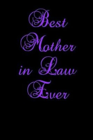 Cover of Best Mother in Law Ever