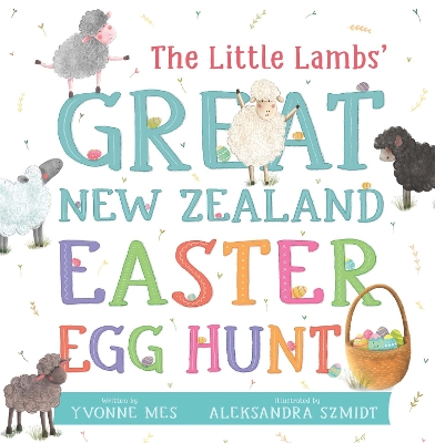 Book cover for The Little Lambs' Great New Zealand Easter Egg Hunt