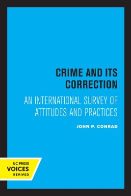 Book cover for Crime and Its Correction