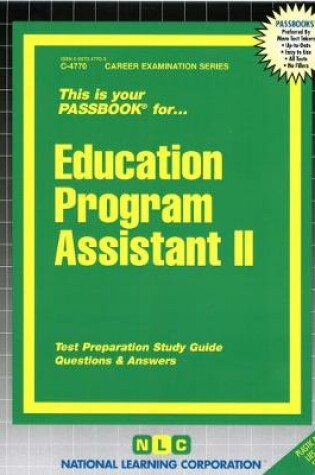 Cover of Education Program Assistant II