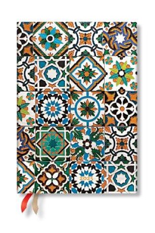 Cover of Porto (Portuguese Tiles) Midi 12-month Day-at-a-time Hardback Dayplanner 2025 (Elastic Band Closure)