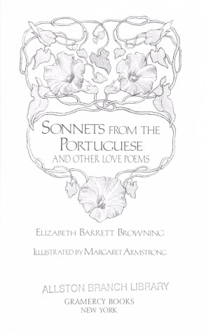 Book cover for Sonnets from the Portuguese and Other Love Poems