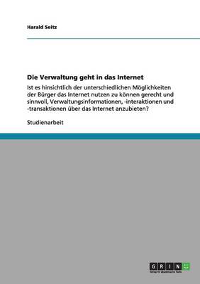 Book cover for Die Verwaltung geht in das Internet