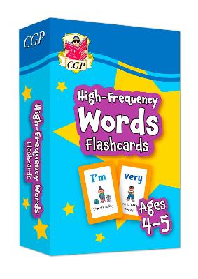Book cover for High-Frequency Words Flashcards for Ages 4-5 (Reception)