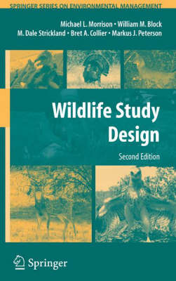 Book cover for Wildlife Study Design