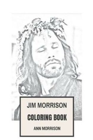 Cover of Jim Morrison Inspired Coloring Book