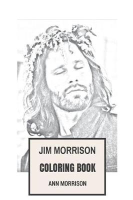 Cover of Jim Morrison Inspired Coloring Book