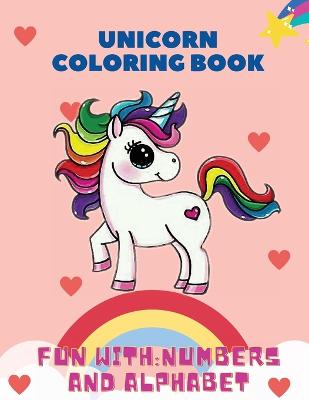 Book cover for Unicorn Coloring Book, Fun with