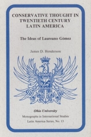 Cover of Conservative Thought in Twentieth Century Latin America